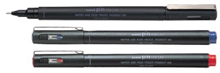 Uni New Pin Drawing Pen - Black 0.5mm