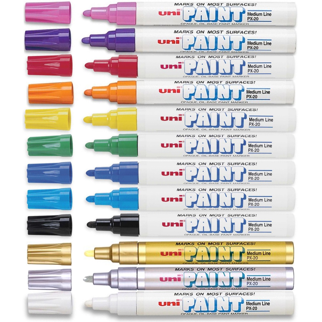 Uni PX-20 Paint Marker - Purple / 12Pcs / Box