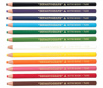Uni 7600 Dermatograph Pencil - Blue