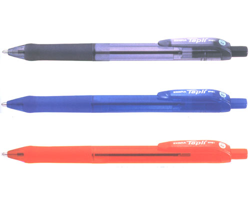 班马牌 Tapli BNE-1 Ball Pen / LH-1.2mm 耐用按掣原子筆 / 红色