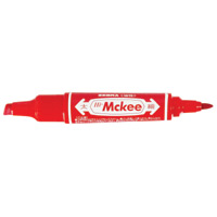 Zebra Hi-Mckee Marker - Red