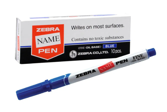 班馬牌 Name Pen 萬能簽名筆(油性) / 藍色