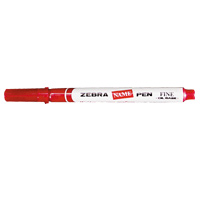 班马牌 Name Pen 万能签名筆(油性) / 红色