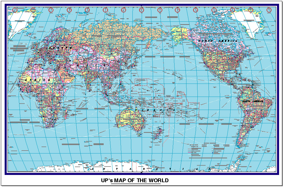 Guide Roll - World Map 2'x3'