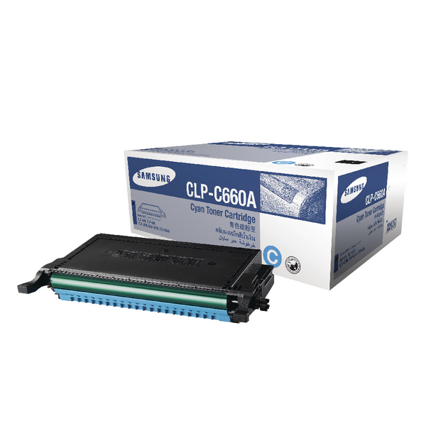 Samsung 打印機碳粉 CLP-610, 660 2000 Page / Cyan