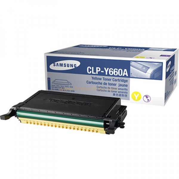 Samsung 打印機碳粉 CLP-610, 660 2000 Page / Yellow