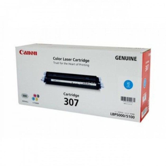 Canon 鐳射打印機碳粉 CRG-307Cyan