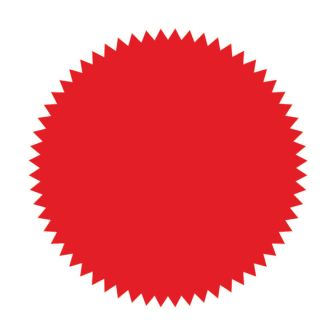 A-Label 火漆標籤貼 / 紅色  Code:23  (Dia.50mm)