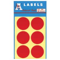 A-Label 火漆標籤貼 / 紅色  Code:24 (Dia.54mm)