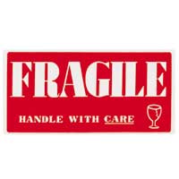 字樣:FRAGILE Handle with care  Code:20  (56 x 113m