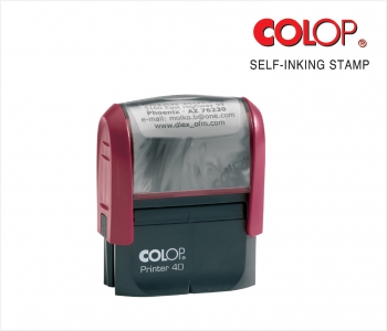CL40 Colop Self-inked Stamp 23.0 x 59.0 mm