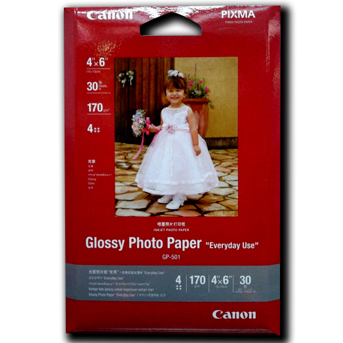 Cannon Glossy Photo Paper (4R,30SHT)