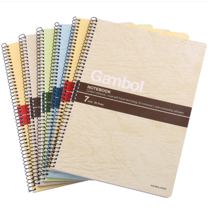 Gambol S6807 7寸 x 10寸B5 左鐵筆記簿 / 80頁