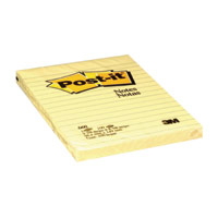 3M Post-it <660> 4寸 x 6寸黃色報事貼單行薄