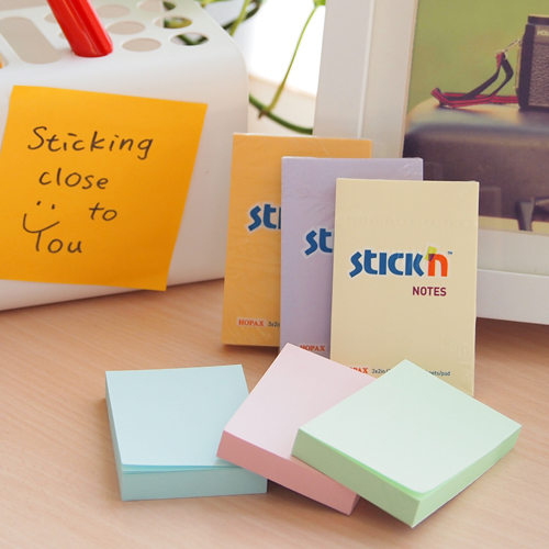 Stick <21006> 2寸 x 3寸黃色報事貼便條