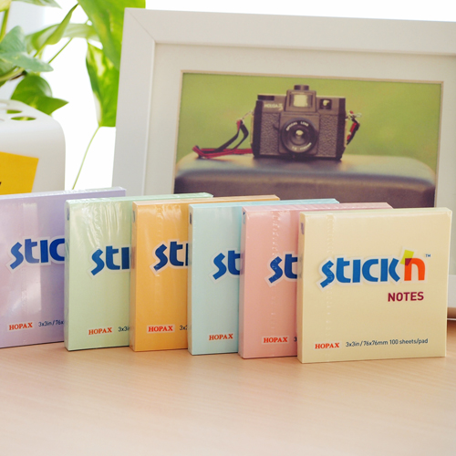 Stick <21007> 3寸 x 3寸黃色報事貼便條