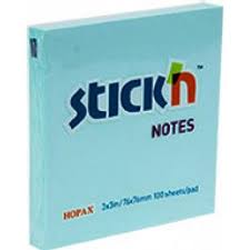 Stick <21149> 3" x 3"顏色報事貼便條 / 藍色