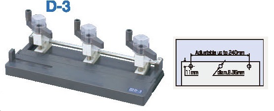 日本 OPEN D-3 3孔活動鑕孔機 (156張64gsm)