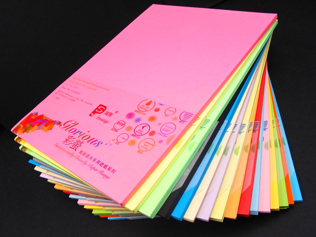 高雅 PRESTIGE A4 彩螢环保咭纸 200gsm 20張/包