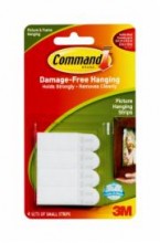 3M Command? 17202 Small Fasteners - Yellow 4 pairs per pack