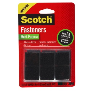 3M Scotch RF7021 魔术贴(7/8寸 x 7/8寸) 12对