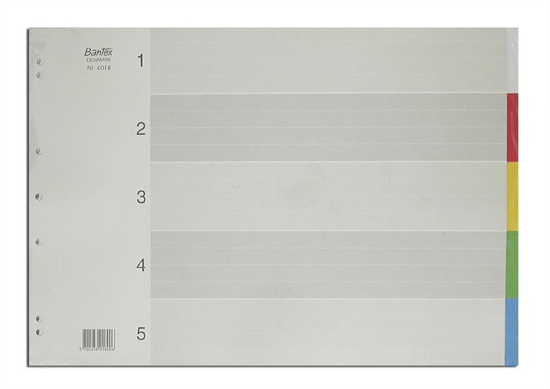 BANTEX 6018 A3 橫身胶质颜色索引分类(5级)