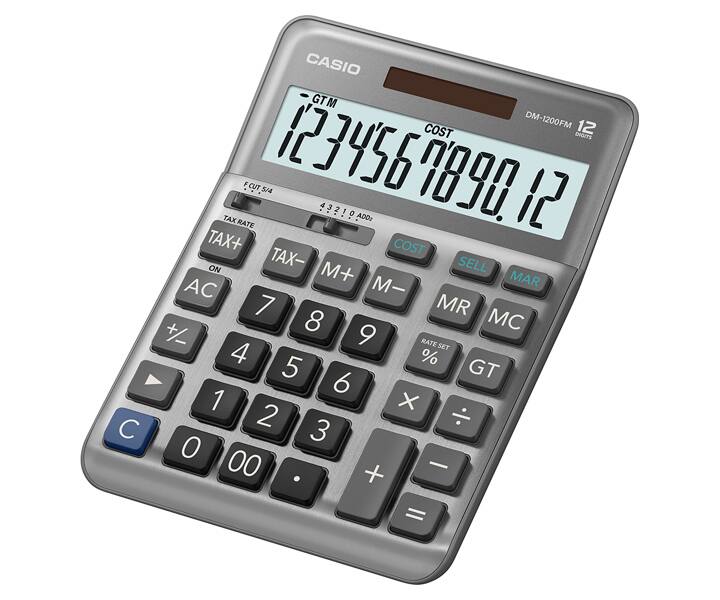 CASIO DM-1200FM 計算機 (12位)