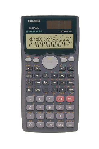 CASIO FX-115MS 科学函数机