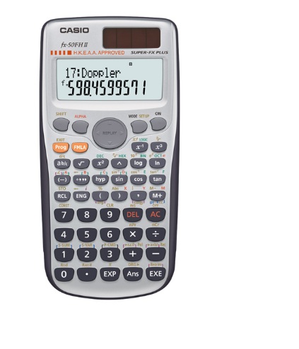 CASIO FX-50FH II 科學函數機(考試局認可 )