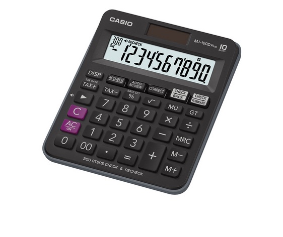 CASIO MJ-100D Plus 计算机 (10位) ** New **