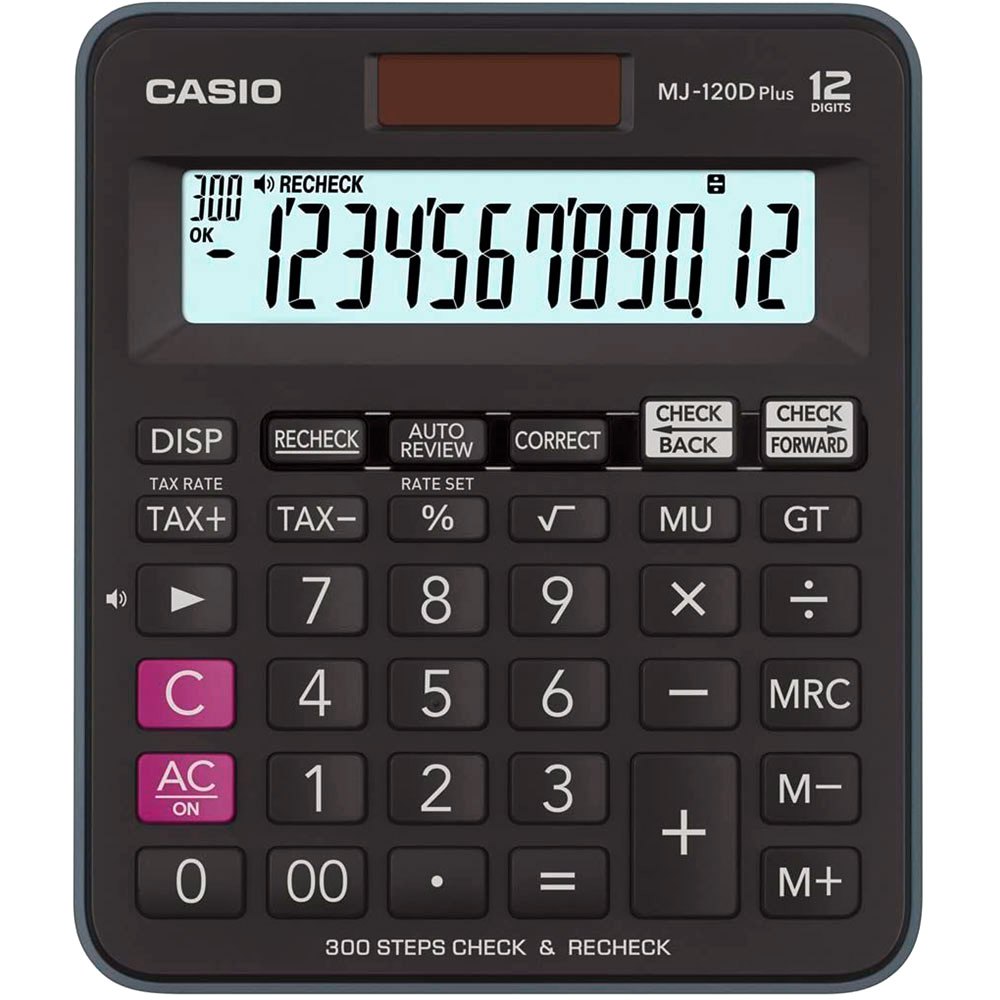 CASIO MJ-120D Plus 计算机 (12位)