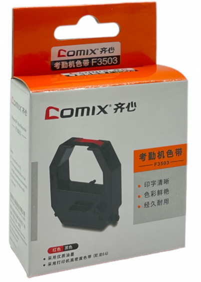 COMIX F3503 咭钟色带双色(黑+红)