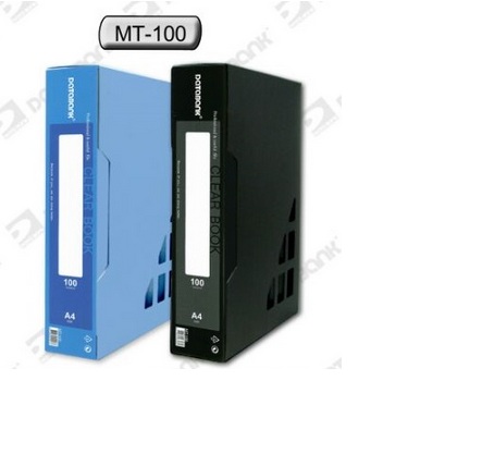 DATA BANK MT-100 A4 100页实色资料簿 (有内纸)(附胶盒)