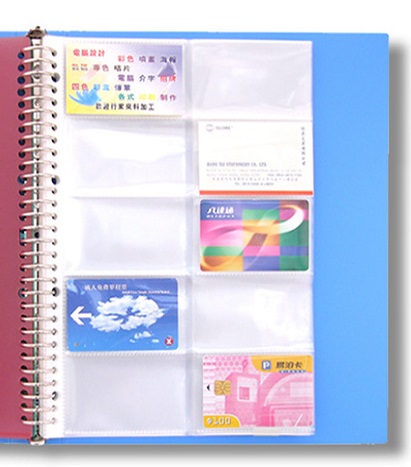 DATA BANK NC-3030R A4(30孔) 10格咭片簿透明替芯(10張装)