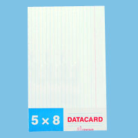 雙粉白色咭紙 (有線) 5寸 x 8寸 / 100Sheet
