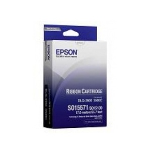 EPSON S015571/S015139 Black Ribbon Cartridge
