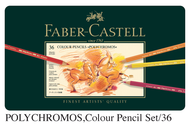 FABER 110036 專業級36色木顏色(鐵盒裝)