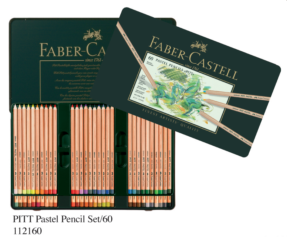 FABER 112160 60色粉彩筆套裝(鐵盒裝)