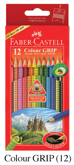 FABER 116252 GRIP 12色三角木颜色