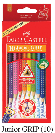 FABER 116260 Junior GRIP 10色三角木顏色