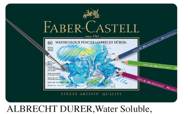 FABER 117560 專業級60色水溶木顏色(鐵盒套裝)