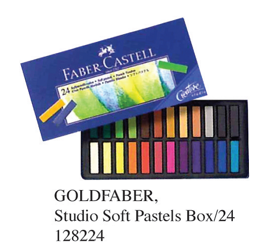 FABER 128224 GOLDFABER 24色軟粉彩