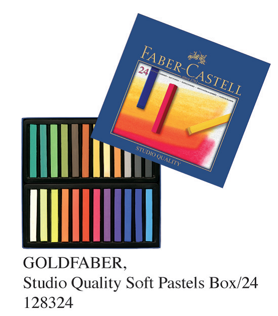 FABER 128324 GOLDFABER 24色高级软粉彩