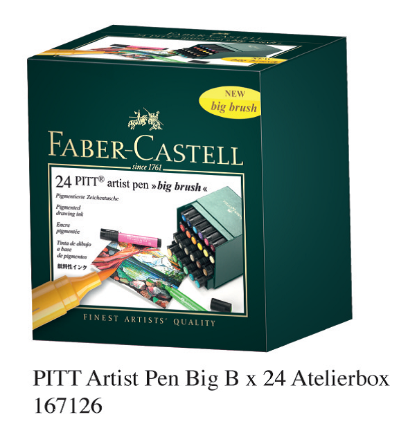 FABER 167126 PITT 美術畫筆(24支套裝)