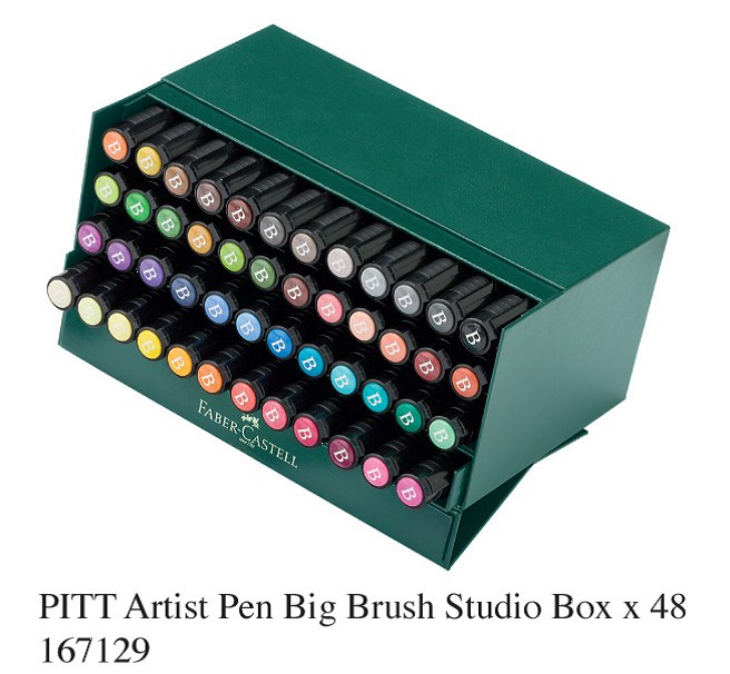 FABER 167129 PITT 美術畫筆(48支套裝)