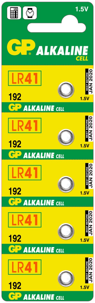 GP LR41 紐型電池(1.5V)