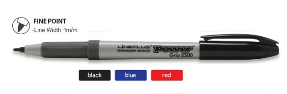 LINEPLUS PowerGrip PER-PG2300F 油性簽字筆 / 黑色
