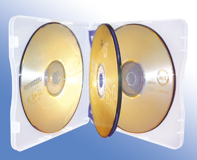 MIT 5100 CD 膠盒(每個可放4隻CD)-3個裝