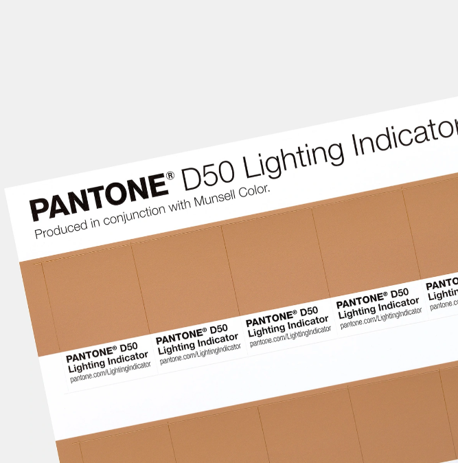 PANTONE Color 彩通照明指標貼D65 (LNDS-1PK-D65) / D50 (LNDS-1PK-D50)