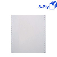 9.5寸 x 11寸 / 3 Ply NCR 電腦紙 / 白色